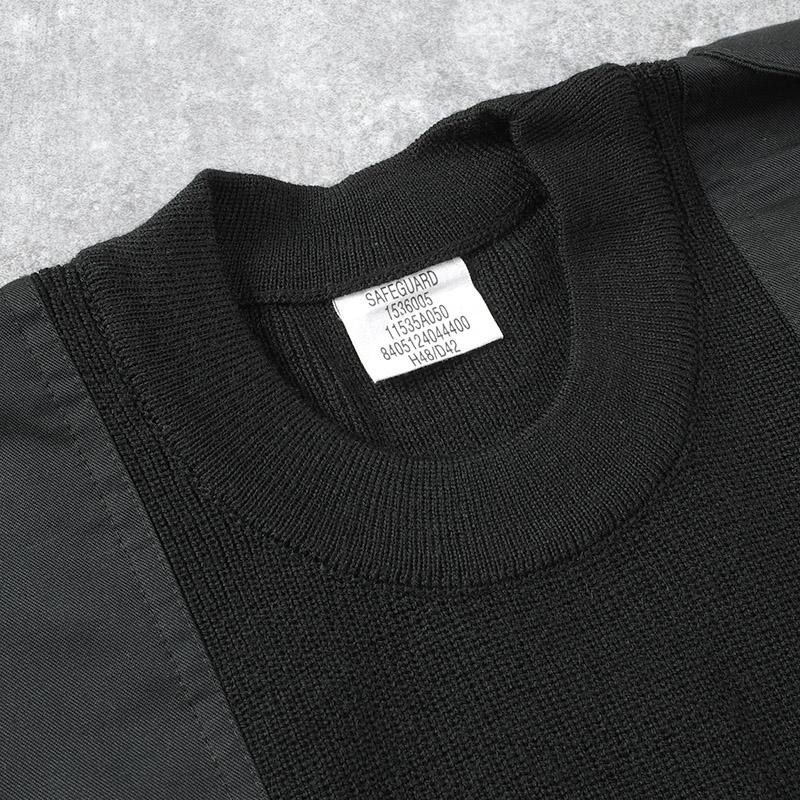 ドイツ軍 コマンドセーター ブラック USED JW079UN BW ウール ナイロン
