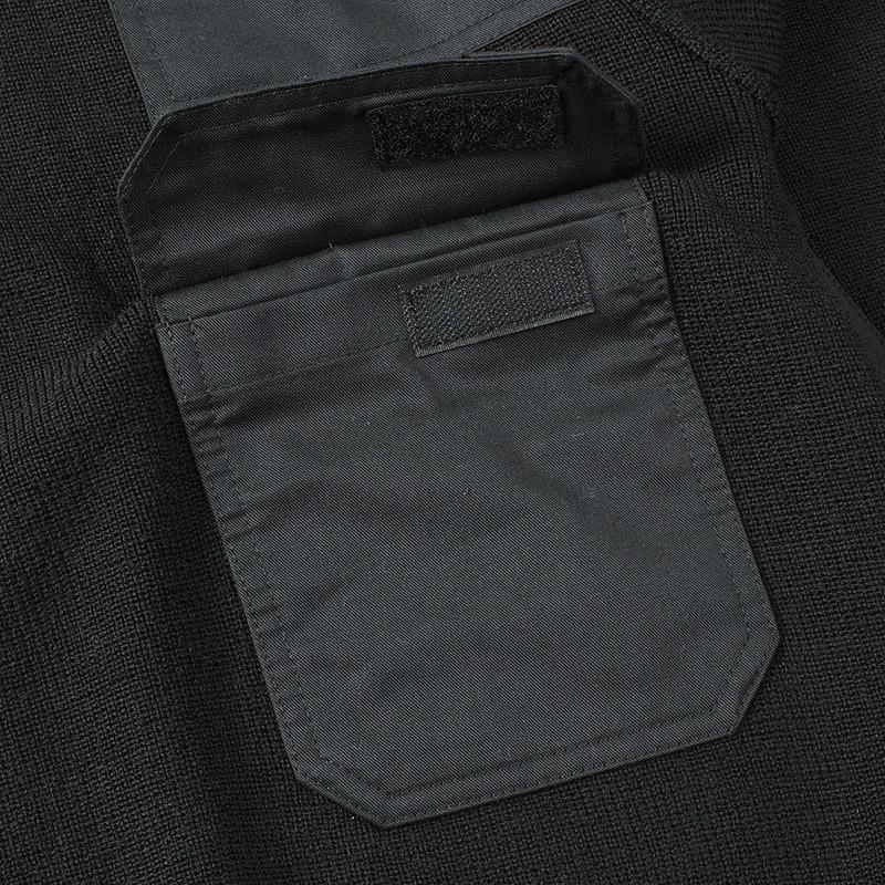 ドイツ軍 コマンドセーター ブラック USED JW079UN BW ウール ナイロン