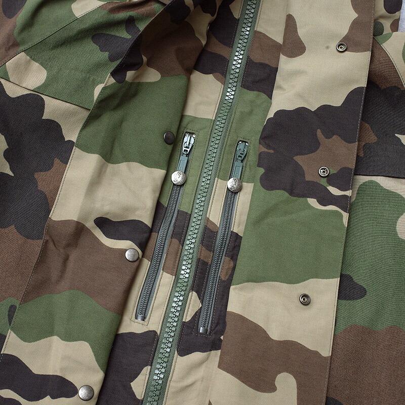 フランス軍 3レイヤー 防水 マイクロファイバーパーカー CCEカモ 前期