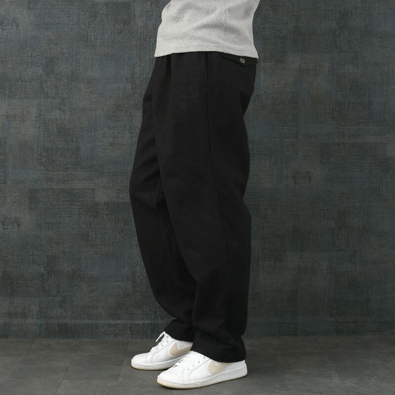 イタリア軍 E.I ドレスパンツ ウール 黒染め デッドストック PP444ND