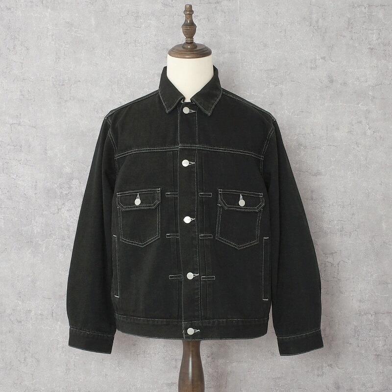 USA製BEN DAVIS 80's Deadstock Lサイズジャケット黒 BEN DAVIS ベンデイビス #T-26380004 クラシック トラッカージャケット