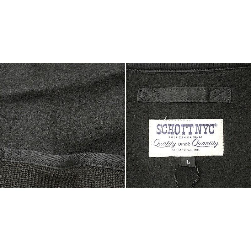 Schott ショット #7825252009 ビーチクロス タイプA-2A2 フライト ジャケット メンズ 男性 アウター 長袖 アメカジ カジュアル 春 秋 冬 黒の画像