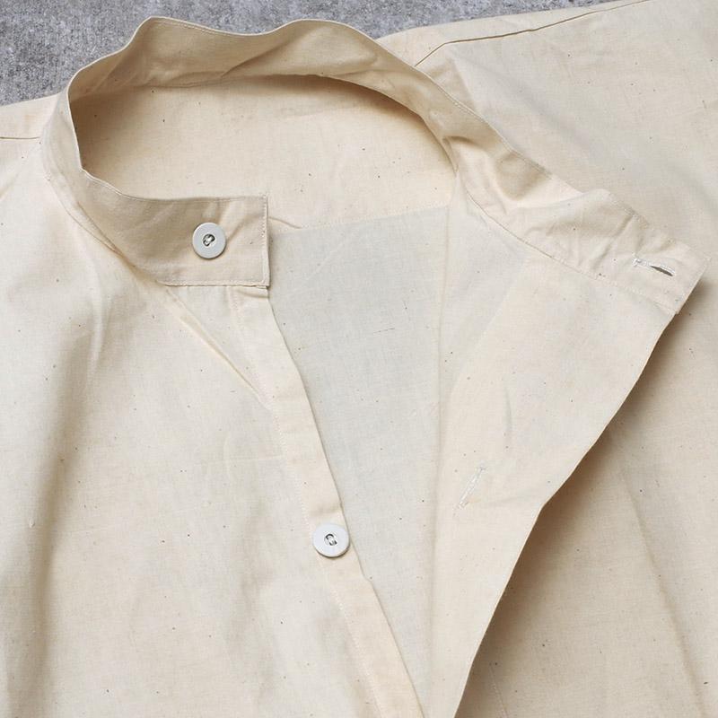 スウェーデン軍 ホスピタルシャツ ロング丈 キナリ レッドクロス