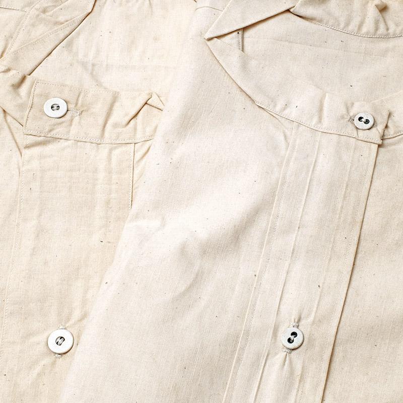 スウェーデン軍 ホスピタルシャツ ロング丈 キナリ レッドクロス