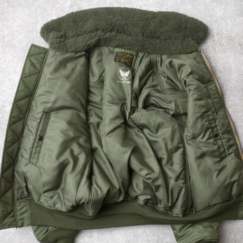 YMCLKY 米軍タイプ B-15D MIL-J-6257 フライトジャケット JJ405YN