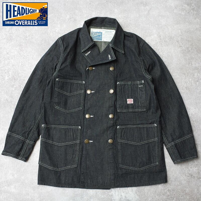 HEADLIGHT ヘッドライト シュガーケーン エンジニアジャケット　美品 Lot No. HD15234 / HEADLIGHT 10oz. BLUE DENIM WW II WORK COAT