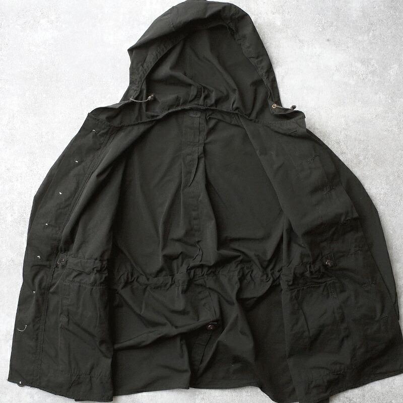 スウェーデン軍 M-62 スノーカモパーカー 黒染め USED JP070UDM62