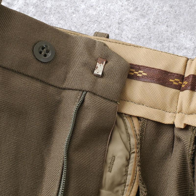 ベルギー軍 ユニフォーム ドレスパンツ ブラウン デッドストック