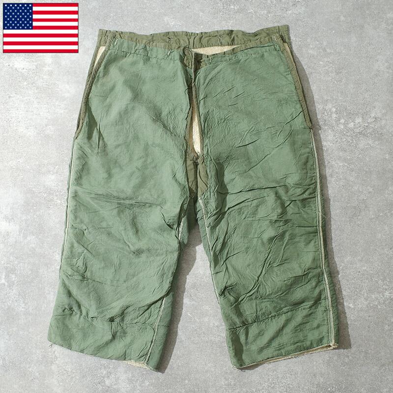 50s US ARMY M-51アークティックトラウザー R-Lライナー付 50's U.S.ARMY M-51 Arctic Trousers SMALL-REGULAR 50年代 U.S.ARMY M