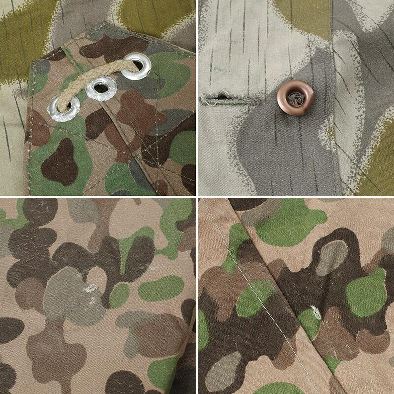 オーストリア軍 テントシート ピードットカモ USED EE901UN 軍幕