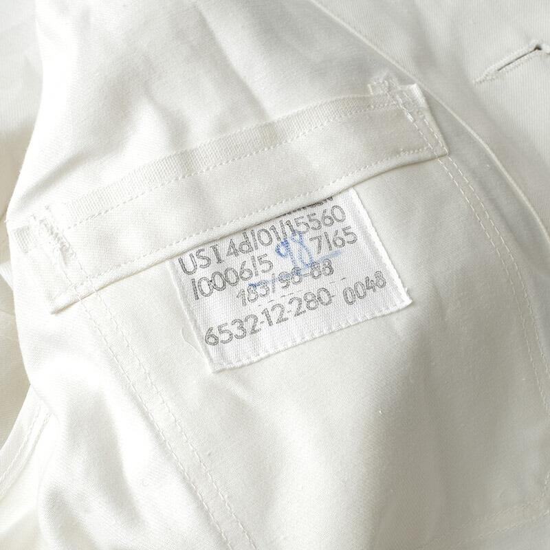 ドイツ軍 60s ワークジャケット ホワイト デッドストック BW コットン