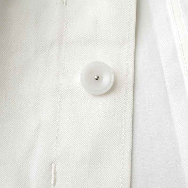 ドイツ軍 60s ワークジャケット ホワイト デッドストック BW コットン