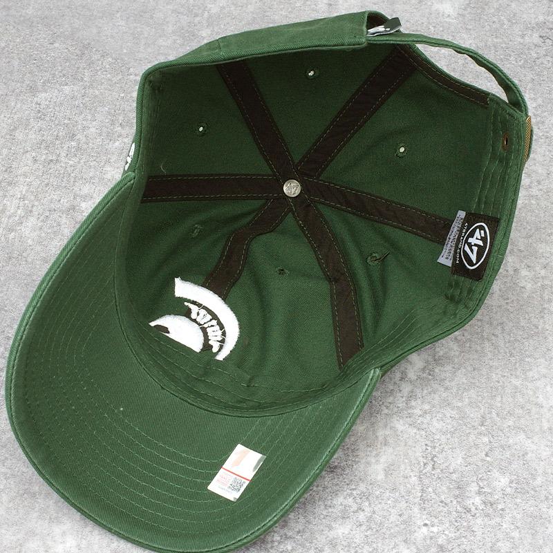 【未使用品】慶應大学　ラグビー　キャップ　　レア 47 NCAA キャップ CLEAN UP ノートルダム大学（ケリーグリーン