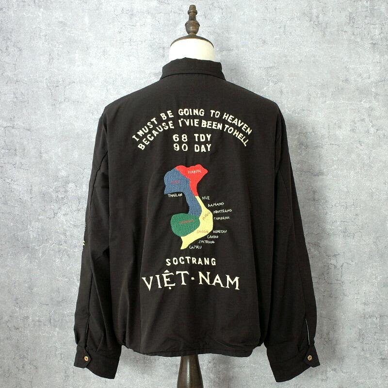 TAILORTOYO テーラー東洋 #TT15880 Late 1960s Style コットンレーヨン ベトナムジャケット『VIETNAM MAP』エイジングモデルメンズ 男性 アウター ブルゾン ミの画像