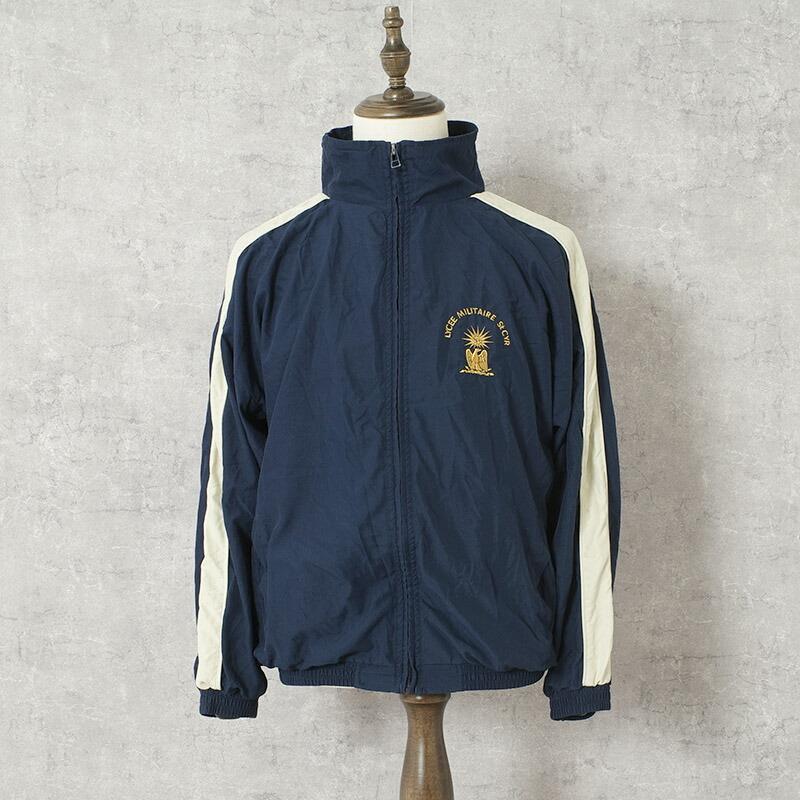 フランス軍 ST CYR ジムジャケット Distri Sport ネイビー USED