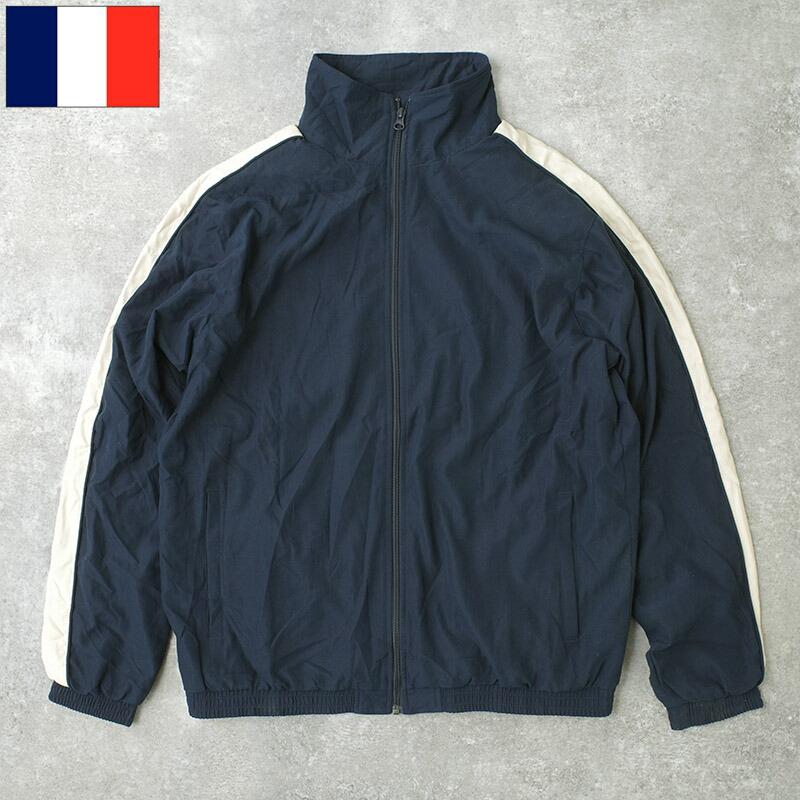 フランス軍 ST CYR ジムジャケット ARGUEYROLLES ネイビー USED