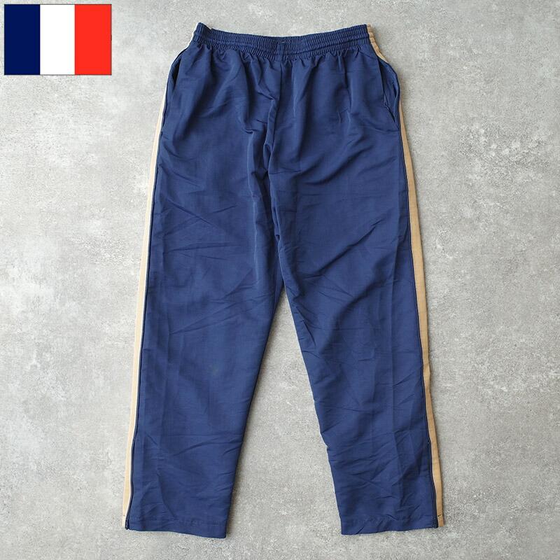 フランス軍 ST CYR トレーニング ジムパンツ ネイビー USED PP514UN