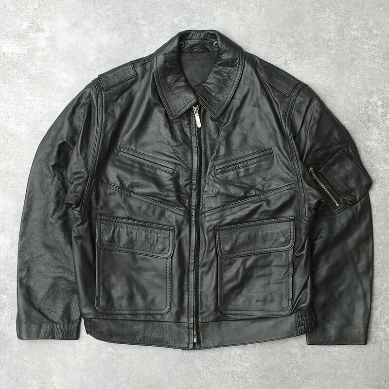 60年代 ドイツ軍 ポリスマン レザー ジャケット コート 希少 60s Germany Vintage ドイツ軍 実物 グリーン ポリスマン