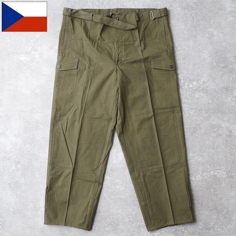 【極美品】旧日本陸軍　軍パンインナー？　昭和20年製 チェコ軍 60s モーターサイクル オーバーパンツ オリーブ USED PP500NN