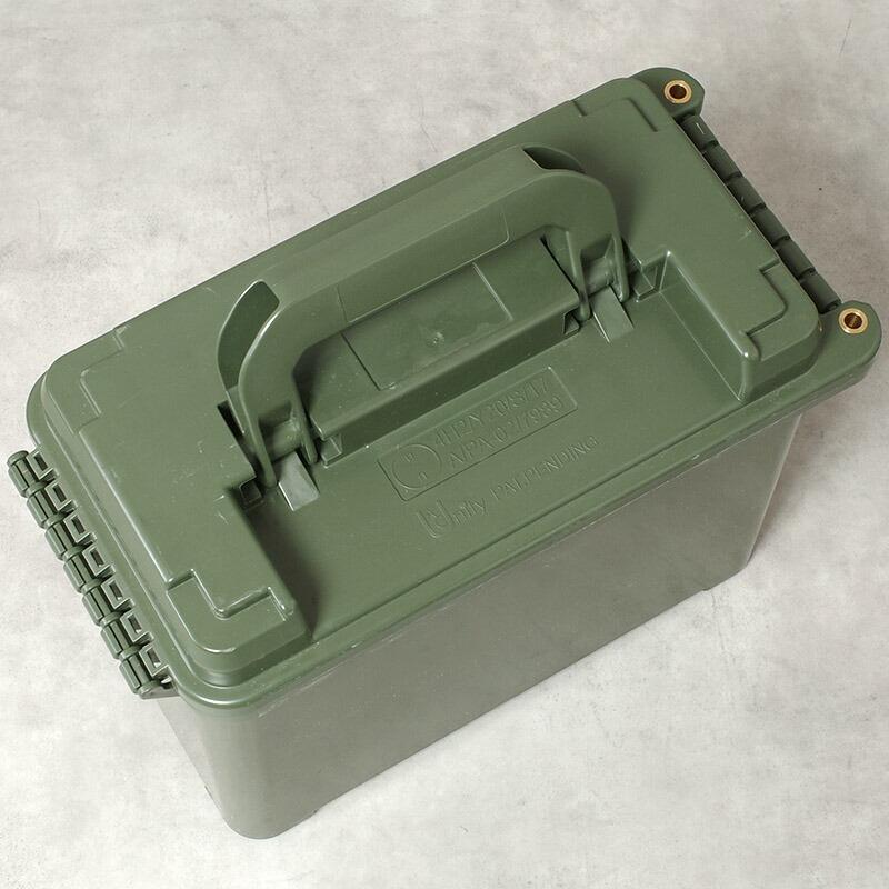 スイス軍 プラスチック アンモボックス オリーブ デッドストック