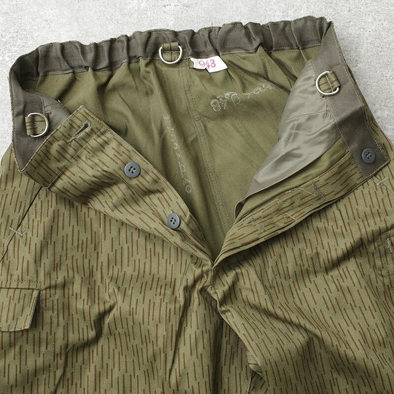 東ドイツ軍 フィールド カーゴパンツ レインドロップカモ デッド