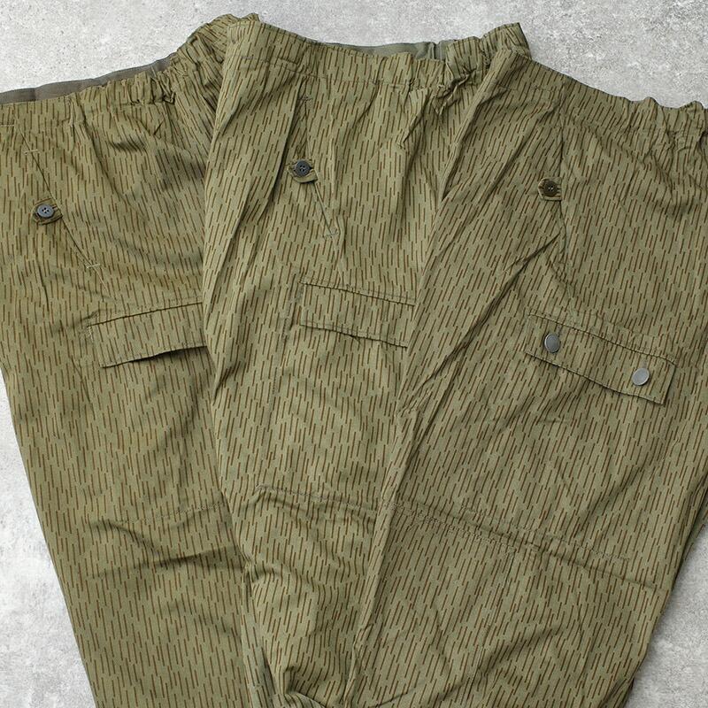 東ドイツ軍 フィールド カーゴパンツ レインドロップカモ デッド