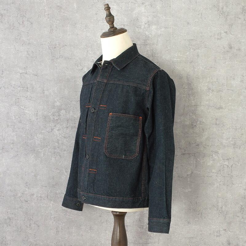 UNION SUPPLY ユニオンサプライ #US15905 長袖 12.5oz. グレードワンアヒナ ワークジャケットメンズ 男性 デニム ジャケット ジージャン アウター 春 秋 冬 ロの画像