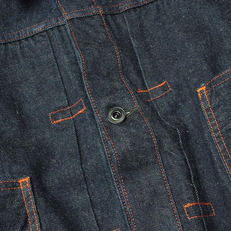 UNION SUPPLY ユニオンサプライ #US15905 長袖 12.5oz. グレードワンアヒナ ワークジャケットメンズ 男性 デニム ジャケット ジージャン アウター 春 秋 冬 ロの画像
