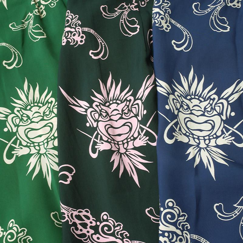 SUNSURF サンサーフ #SS29601 長袖 レーヨン アロハシャツ『