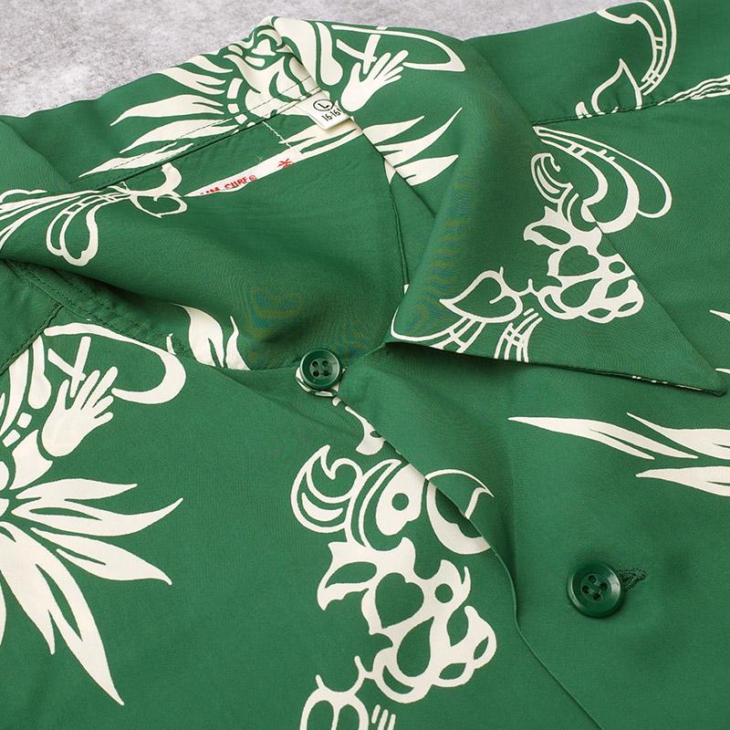 SUNSURF サンサーフ #SS29601 長袖 レーヨン アロハシャツ『