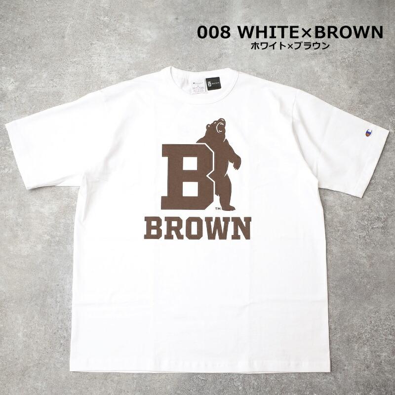 Champion チャンピオン #C5-D305 T1011 半袖 プリントTシャツ『Brown