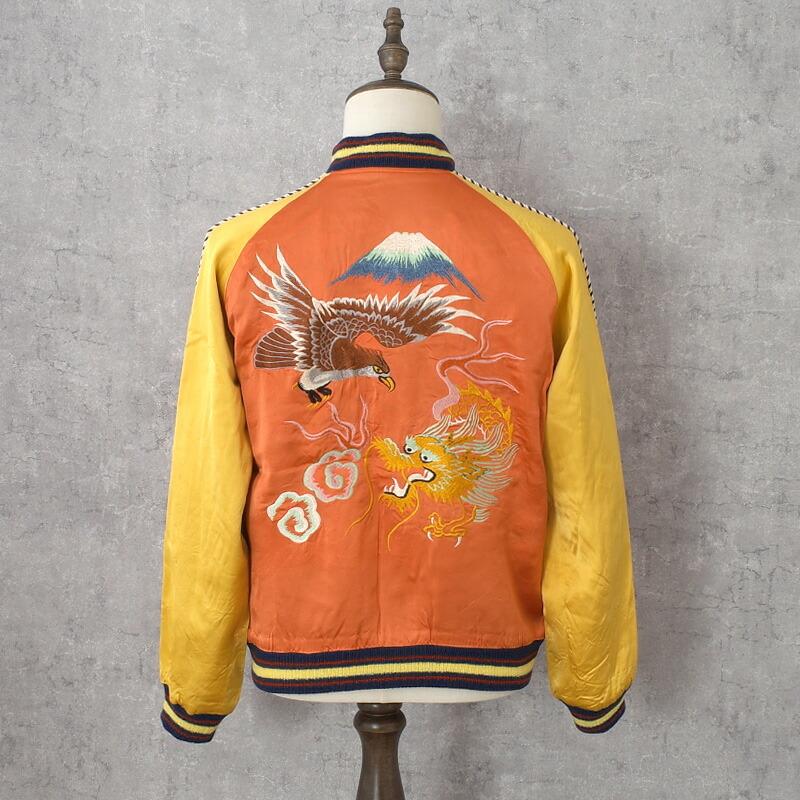 TAILORTOYO テーラー東洋 #TT15911 Late 1940s Style アセテート リバーシブル スカジャン KOSHO & CO.スペシャルエディション『EAGLE＆DRAGON×JAPAN MAP』の画像
