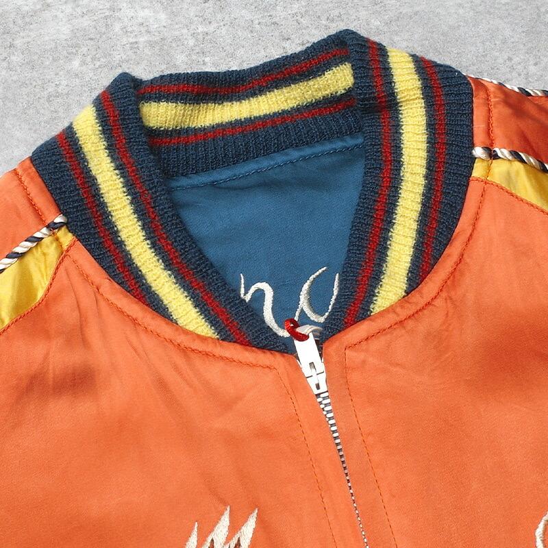 TAILORTOYO テーラー東洋 #TT15911 Late 1940s Style アセテート リバーシブル スカジャン KOSHO & CO.スペシャルエディション『EAGLE＆DRAGON×JAPAN MAP』の画像
