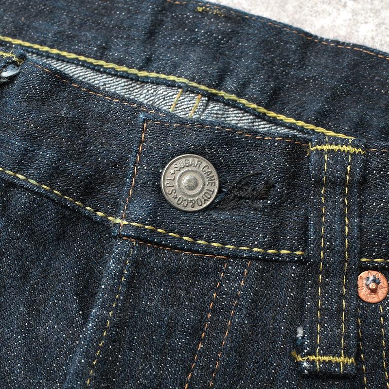 SUGARCANE シュガーケーン #SC40401A 砂糖黍製 14oz. HAWAII 藍混右綾 デニムパンツ メンズ 男性 ジーンズ ジーパン ズボン ボタンフライ カジュアル アメカジの画像