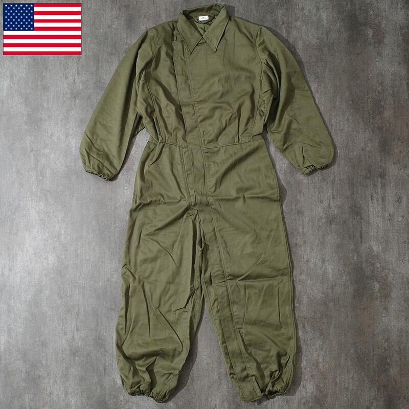 60’s ヴィンテージ 米軍実物 メカニック コールドウェザー カバーオール 米軍 コールドウェザー メカニック カバーオール オリーブ アルミ