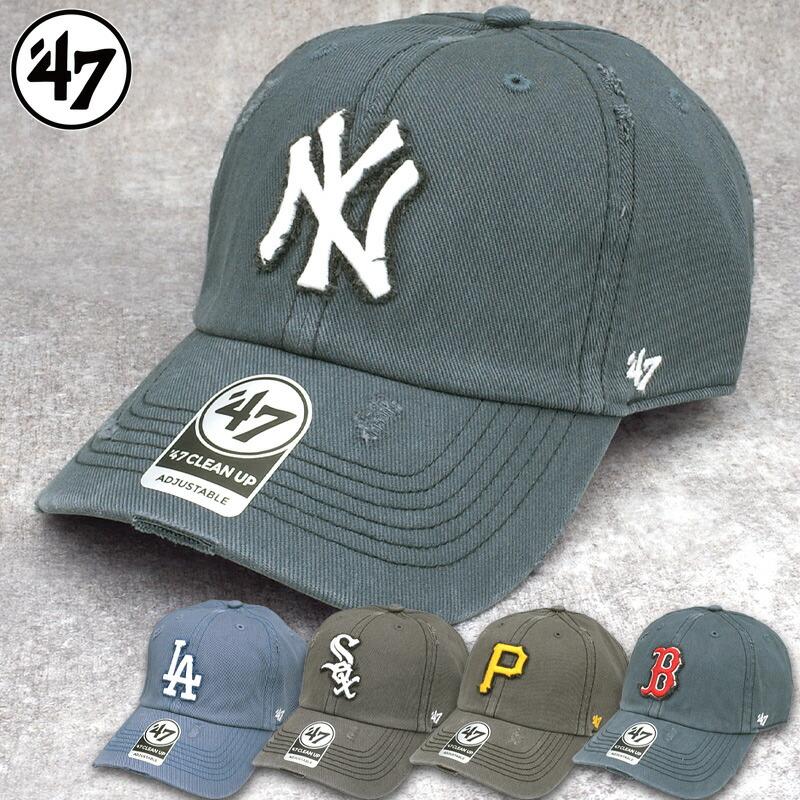 47 フォーティーセブン クリーンナップ MLB キャップ WELL-WORN 帽子