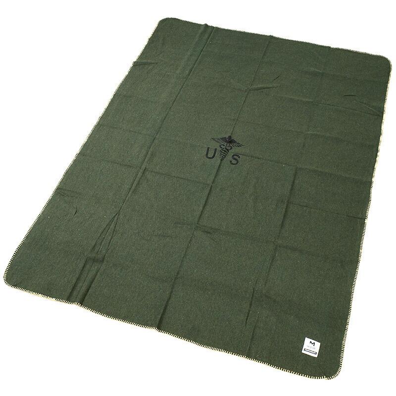 新品未使用　米軍　メディカル毛布 米軍タイプ ウールブランケット USメディカル グリーン McGuire Gear