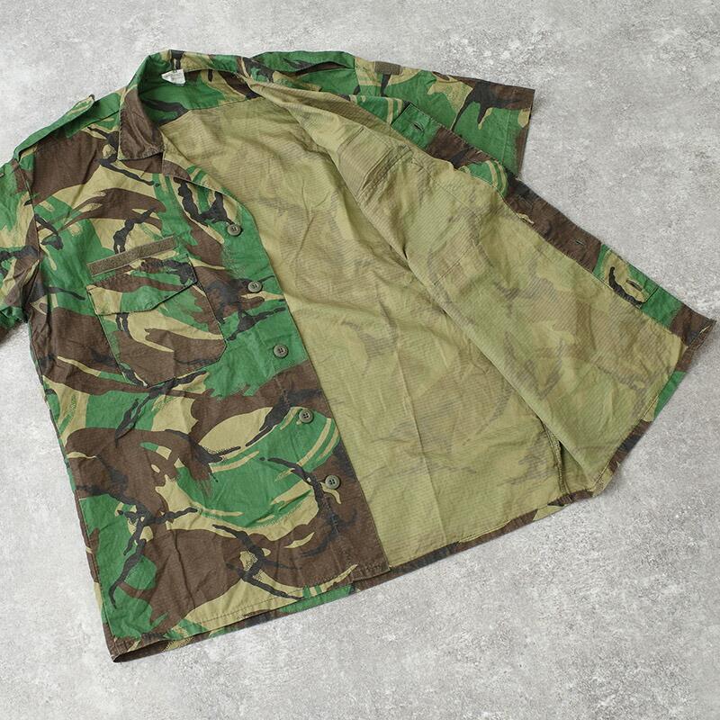 ポルトガル軍 AF フィールドシャツ 半袖 DPMカモ USED JS252UN 空軍