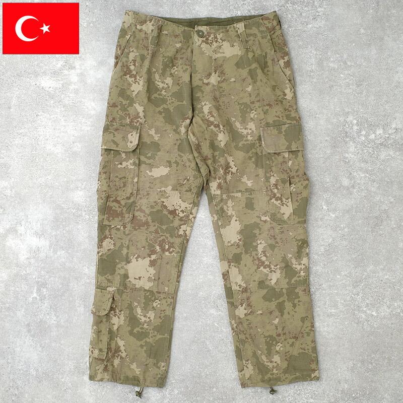 トルコ軍 フィールド カーゴパンツ M2021カモ USED PP511UN コンバット