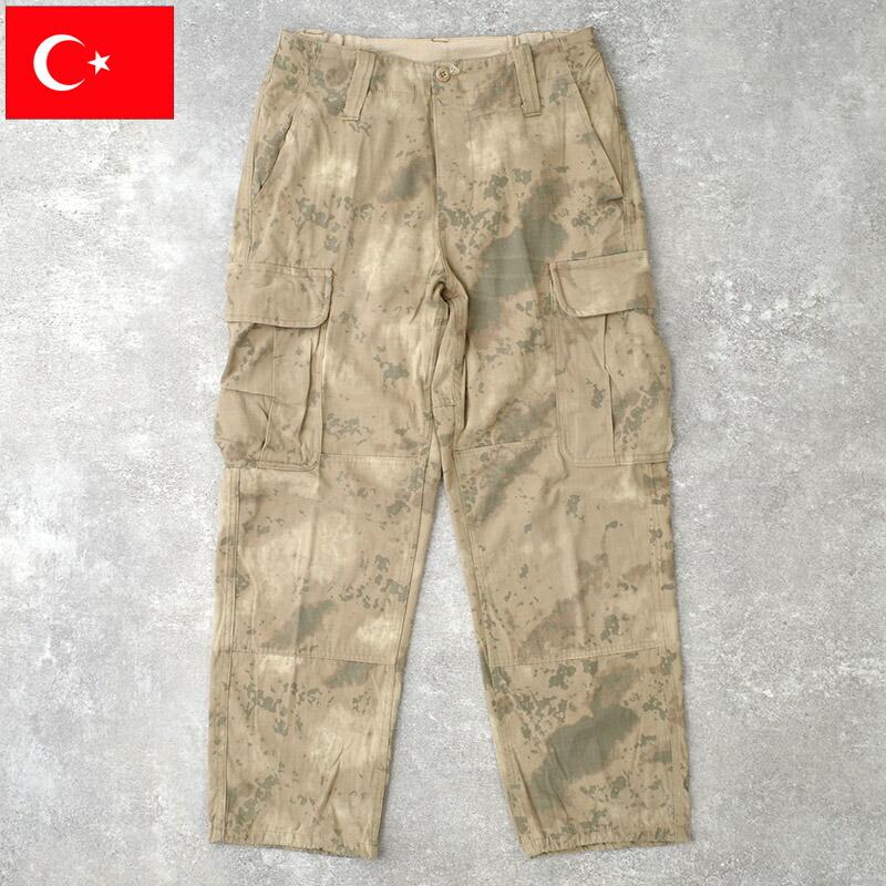 トルコ軍 フィールド カーゴパンツ M2018カモ USED PP510UN コンバット