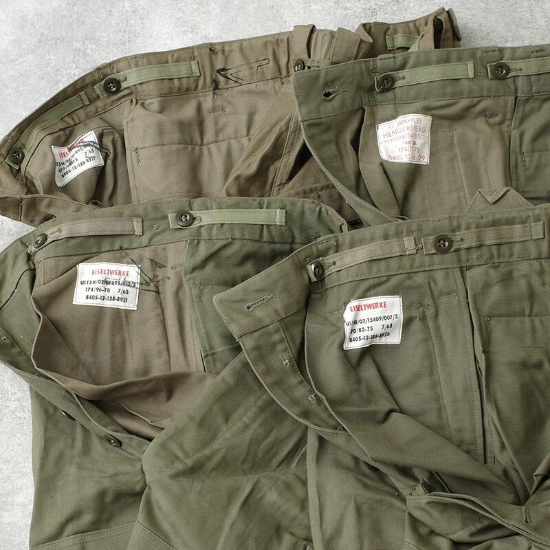 ドイツ軍 モールスキン フィールドカーゴパンツ オールドスタイル 60