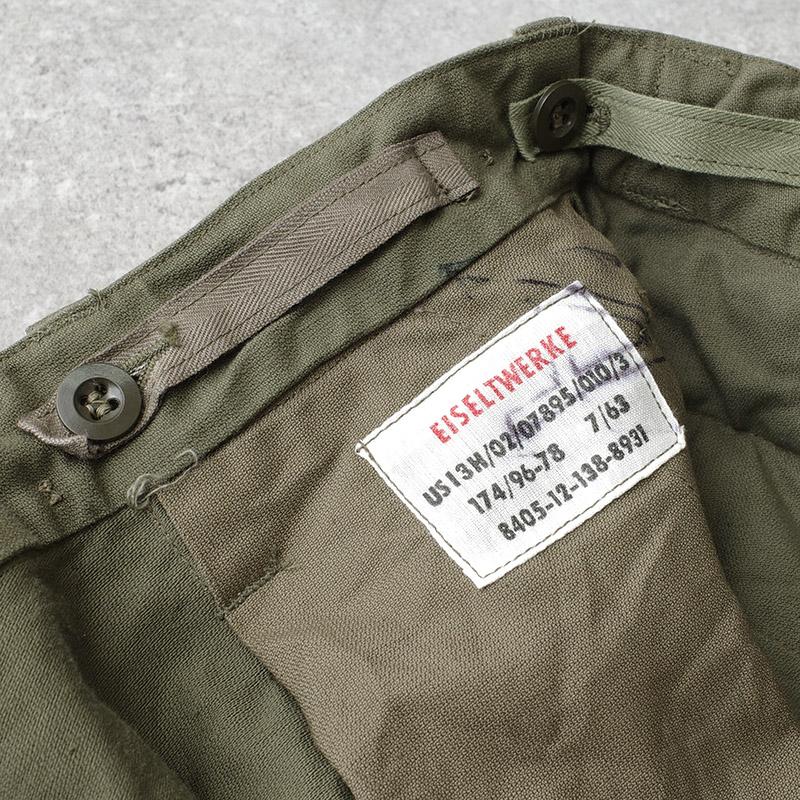 ドイツ軍 モールスキン フィールドカーゴパンツ オールドスタイル 60