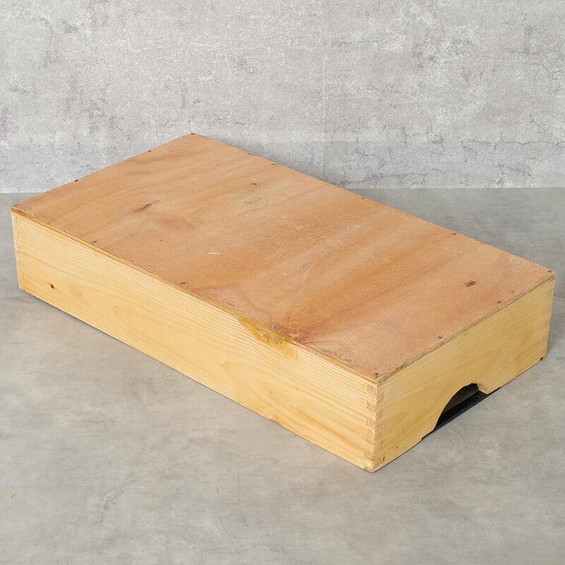 チェコ軍 ウッド ストックボックス 取っ手なし 24x44.5x9cm USED