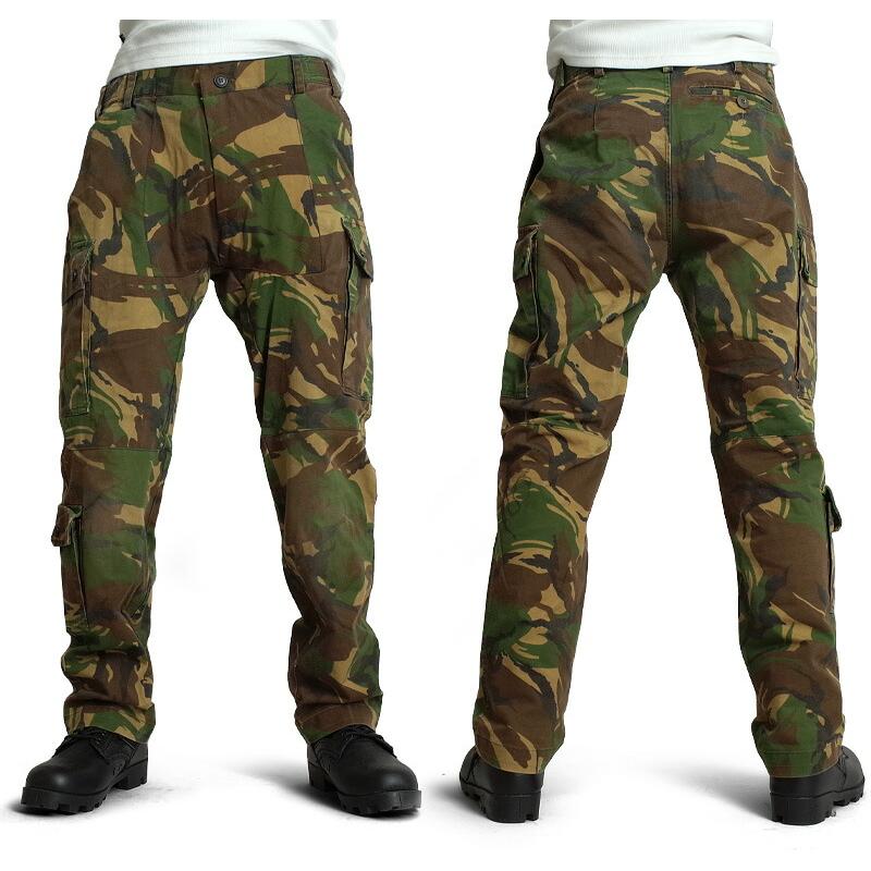 迷彩パンツ ミリタリー カモパンツ オランダ軍 カモパンツ USED PP045UN メンズ ミリタリー 迷彩