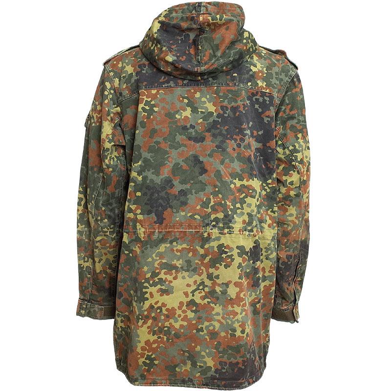 ドイツ軍 フレクターカモ 迷彩 ミリタリー パーカー USED JP009UN