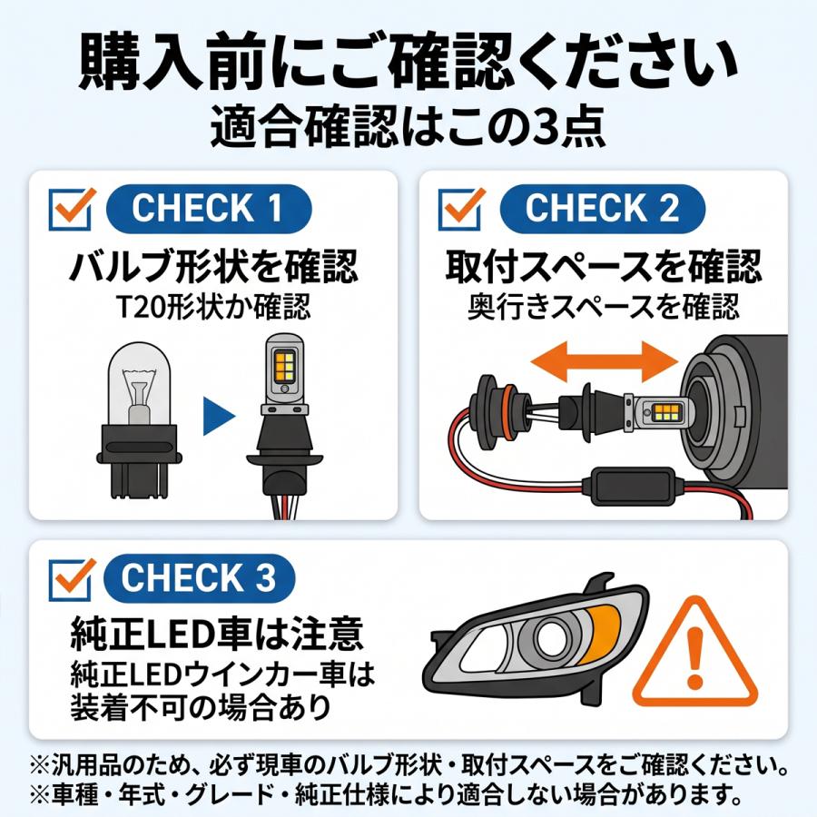 T20 LED ウィンカーポジションキット 2色切替 ホワイト アンバー