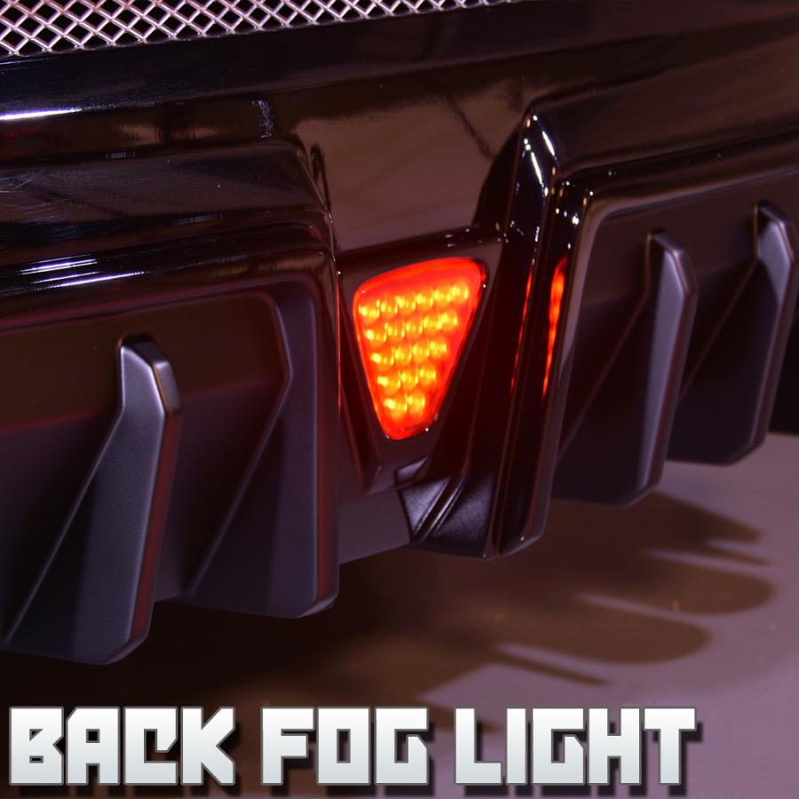 ハリアー 80系 フルエアロ エキゾーストマフラー LEDバックフォグ フル