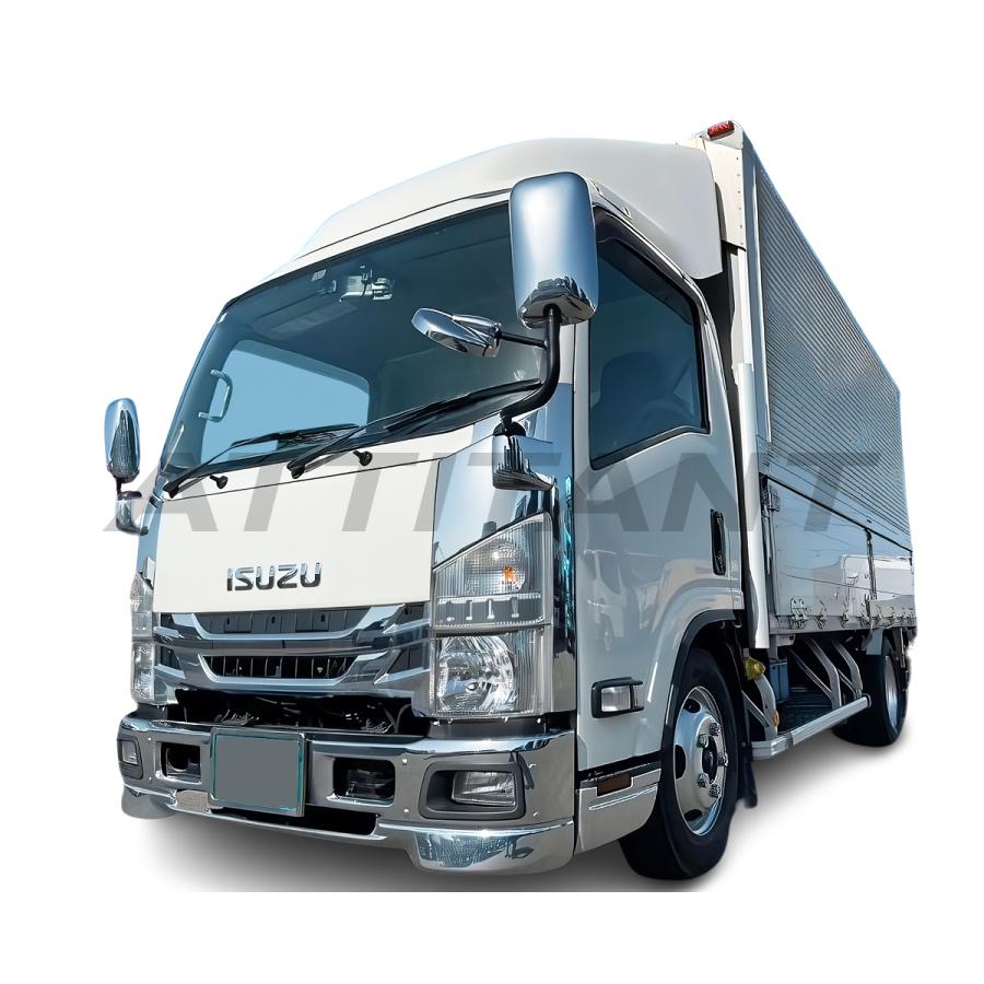 07 エルフ ワイド / ハイキャブ 鏡面 メッキ コーナーパネル 高