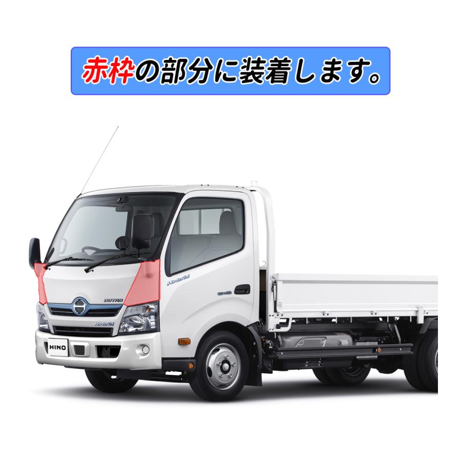 エアループ デュトロ ワイド 鏡面 メッキ コーナーパネル 左右セット