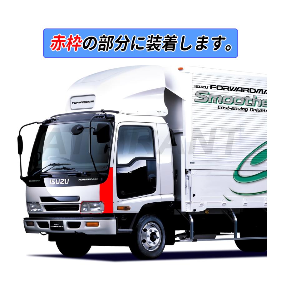 320 / 342 フォワード 標準 ワイド 鏡面 メッキ コーナーパネル 左右